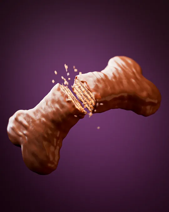 huesito — 3D food render