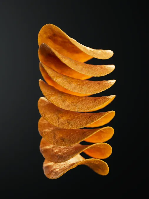 pringle — 3D food render